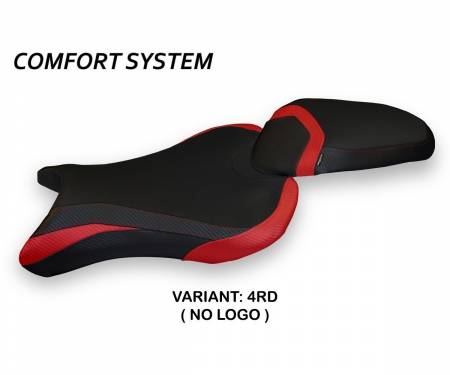 TSTM1CS-4RD-4 Seat saddle cover Molina 1 Comfort System Red (RD) T.I. for TRIUMPH STREET TRIPLE 2017 > 2022