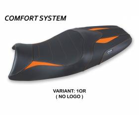 Seat saddle cover Jorge Comfort System Orange (OR) T.I. for TRIUMPH SPEED TRIPLE 2005 > 2010