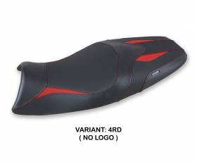 Seat saddle cover Jorge Red (RD) T.I. for TRIUMPH SPEED TRIPLE 2005 > 2010