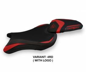 Seat saddle cover Sarzana 1 Red (RD) T.I. for TRIUMPH STREET TRIPLE 2017 > 2022
