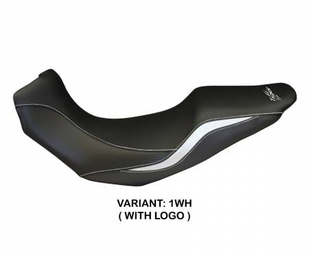 TT10S-1WH-1 Seat saddle cover Salerno White (WH) T.I. for TRIUMPH TIGER 1050 2007 > 2013