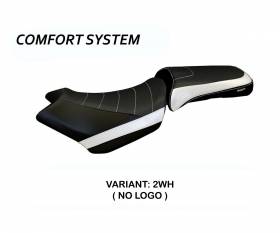 Seat saddle cover Venezia 1 Comfort System White (WH) T.I. for TRIUMPH TIGER 1200 2018 > 2021