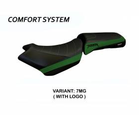 Housse de selle Venezia 1 Comfort System Vert Militaire (MG) T.I. pour TRIUMPH TIGER 1200 2018 > 2021