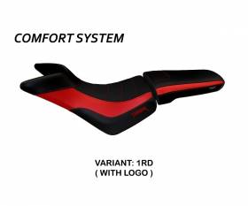 Seat saddle cover Padova Comfort System Red (RD) T.I. for TRIUMPH TIGER 800 / XC 2010 > 2020