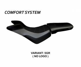 Seat saddle cover Padova Comfort System Gray (GR) T.I. for TRIUMPH TIGER 800 / XC 2010 > 2020