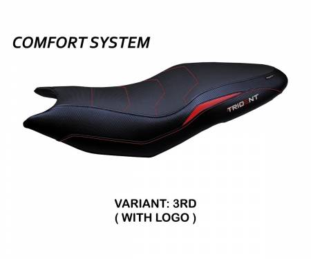 TTRD66E-3RD-1 Seat saddle cover Espera Comfort System Red (RD) T.I. for TRIUMPH TRIDENT 660 2021 > 2022