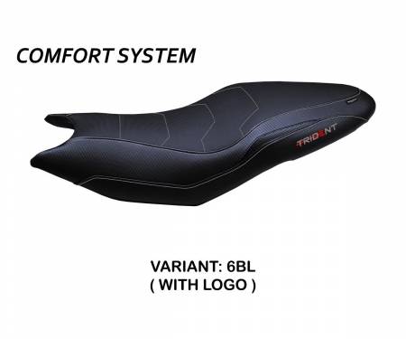 TTRD66E-6BL-1 Funda Asiento Espera Comfort System Negro (BL) T.I. para TRIUMPH TRIDENT 660 2021 > 2022