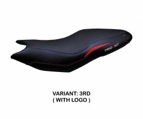 Seat saddle cover Gines Red (RD) T.I. for TRIUMPH TRIDENT 660 2021 > 2022