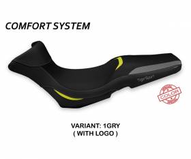 Housse de selle Gergei Special Color Comfort System Gris - Jaune (GRY) T.I. pour TRIUMPH TIGER 1050 SPORT 2013 > 2020