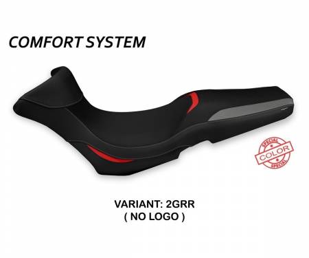 TTS15GS-2GRR-4 Housse de selle Gergei Special Color Comfort System Gris - Rouge (GRR) T.I. pour TRIUMPH TIGER 1050 SPORT 2013 > 2020