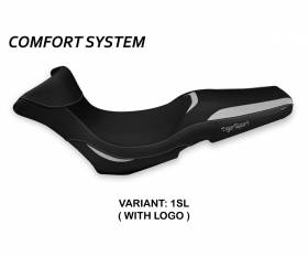 Seat saddle cover Gergei Comfort System Silver (SL) T.I. for TRIUMPH TIGER 1050 SPORT 2013 > 2020