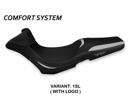TTS15G-1SL-2 Seat saddle cover Gergei Comfort System Silver (SL) T.I. for TRIUMPH TIGER 1050 SPORT 2013 > 2020