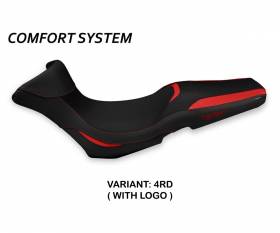 Seat saddle cover Gergei Comfort System Red (RD) T.I. for TRIUMPH TIGER 1050 SPORT 2013 > 2020