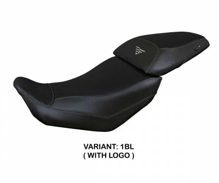 VOVA50S-1BL-1 Housse de selle Suining Noir BL + logo T.I. pour Voge Valico 500 DS/DSX 2020 > 2023