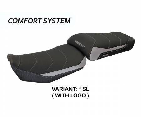 Y957R1C-1SL-1 Seat saddle cover Rapallo 1 Comfort System Silver (SL) T.I. for YAMAHA TRACER 900 2015 > 2017