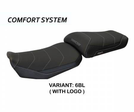 Y957R1C-6BL-1 Seat saddle cover Rapallo 1 Comfort System Black (BL) T.I. for YAMAHA TRACER 900 2015 > 2017