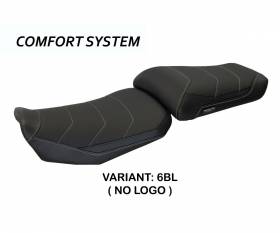 Seat saddle cover Rapallo 1 Comfort System Black (BL) T.I. for YAMAHA TRACER 900 2015 > 2017