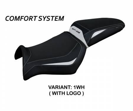 YAMT3AC-1WH-1 Housse de selle Algar Comfort System Blanche (WH) T.I. pour YAMAHA MT-03 2006 > 2014