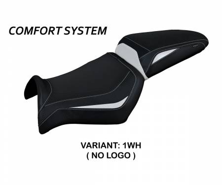 YAMT3AC-1WH-2 Housse de selle Algar Comfort System Blanche (WH) T.I. pour YAMAHA MT-03 2006 > 2014