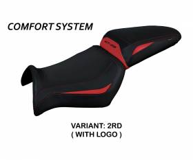 Seat saddle cover Algar Comfort System Red (RD) T.I. for YAMAHA MT-03 2006 > 2014