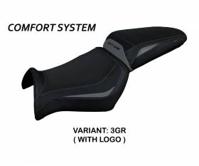 Housse de selle Algar Comfort System Gris (GR) T.I. pour YAMAHA MT-03 2006 > 2014