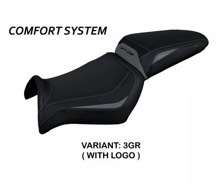 YAMT3AC-3GR-1 Housse de selle Algar Comfort System Gris (GR) T.I. pour YAMAHA MT-03 2006 > 2014
