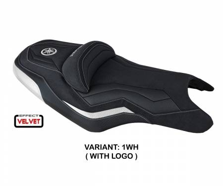 YATM21M-1WH-1 Seat saddle cover Mcn Velvet Ultragrip White (WH) T.I. for YAMAHA T-MAX 530 2008 > 2016