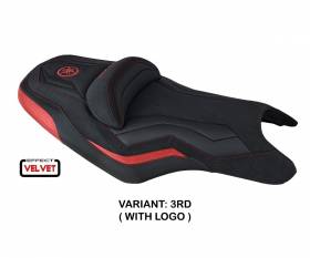 Sattelbezug Sitzbezug Mcn Velvet Ultragrip Rot (RD) T.I. fur YAMAHA T-MAX 500 2008 > 2016