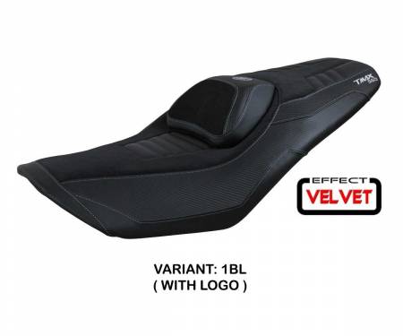 YATM22K-1BL-1 Seat saddle cover Kiko Black BL + logo T.I. for Yamaha T-Max 560 2022 > 2024