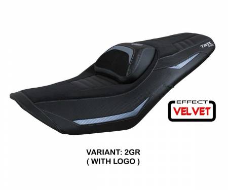YATM22K-2GR-1 Seat saddle cover Kiko Gray GR + logo T.I. for Yamaha T-Max 560 2022 > 2024