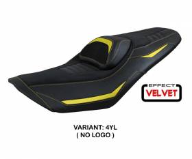 Seat saddle cover Kiko Yellow YL T.I. for Yamaha T-Max 560 2022 > 2024