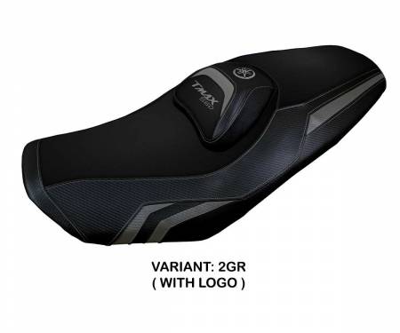 YATM56K-2GR-1 Rivestimento sella Kira Grigio GR + logo T.I. per Yamaha T-Max 560 2022 > 2024