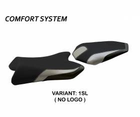 Seat saddle cover Vicenza Comfort System Silver (SL) T.I. for YAMAHA FZ1 FAZER 2006 > 2016