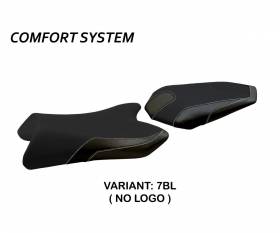 Housse de selle Vicenza Comfort System Noir (BL) T.I. pour YAMAHA FZ1 FAZER 2006 > 2016