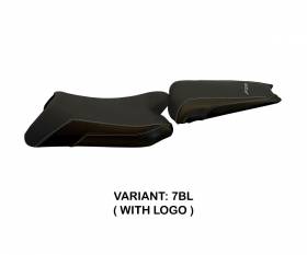 Seat saddle cover Perugia 2 Black (BL) T.I. for YAMAHA FZ8 2010 > 2016