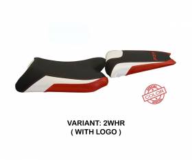 Seat saddle cover Perugia Special Color White - Red (WHR) T.I. for YAMAHA FZ8 2010 > 2016