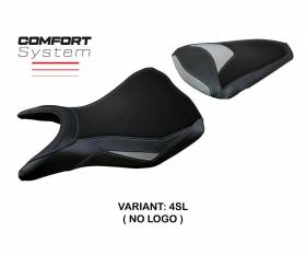 Rivestimento sella Eraclea comfort system Argento SL T.I. per Yamaha R25 2014 > 2020