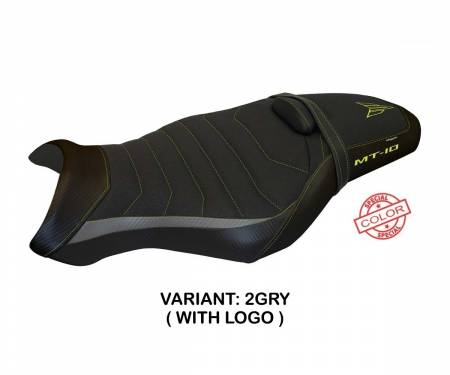 YMT10LSU-2GRY-1 Seat saddle cover Leno Special Color Ultragrip Gray - Yellow (GRY) T.I. for YAMAHA MT-10 2017 > 2022