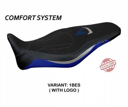 YMT921ASC-1BES-1 Seat saddle cover Atos Special Color Comfort System Blue - Silver (BES) T.I. for YAMAHA MT-09 2021 > 2022