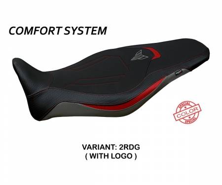 YMT921ASC-2RDG-1 Seat saddle cover Atos Special Color Comfort System Red - Gray (RDG) T.I. for YAMAHA MT-09 2021 > 2022