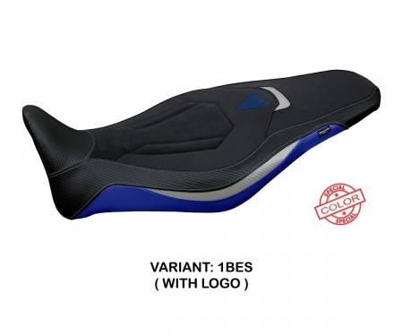 YMT921ASU-1BES-1 Seat saddle cover Atos Special Color Ultragrip Blue - Silver (BES) T.I. for YAMAHA MT-09 2021 > 2022