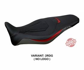 Sattelbezug Sitzbezug Atos Special Color Ultragrip Rot - Grau (RDG) T.I. fur YAMAHA MT-09 2021 > 2022