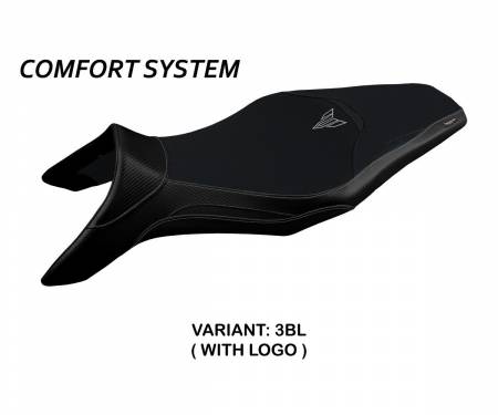 YMT9AC-3BL-1 Housse de selle Asha Comfort System Noir (BL) T.I. pour YAMAHA MT-09 2013 > 2020