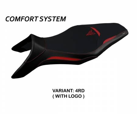 YMT9AC-4RD-1 Seat saddle cover Asha Comfort System Red (RD) T.I. for YAMAHA MT-09 2013 > 2020