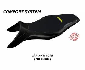 Rivestimento sella Asha Special Color Comfort System Grigio - Giallo (GRY) T.I. per YAMAHA MT-09 2013 > 2020