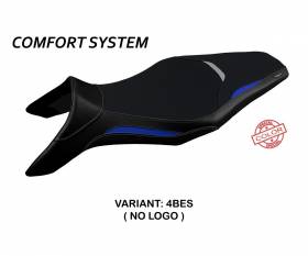 Housse de selle Asha Special Color Comfort System Bleu - Argent (BES) T.I. pour YAMAHA MT-09 2013 > 2020