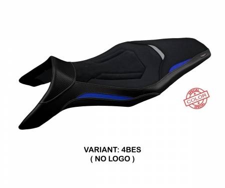 YMT9ASU-4BES-2 Seat saddle cover Asha Special Color Ultragrip Blue - Silver (BES) T.I. for YAMAHA MT-09 2013 > 2020