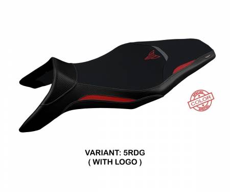 YMT9AS-5RDG-1 Seat saddle cover Asha Special Color Red - Gray (RDG) T.I. for YAMAHA MT-09 2013 > 2020