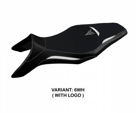 YMT9A-6WH-1 Seat saddle cover Asha White (WH) T.I. for YAMAHA MT-09 2013 > 2020