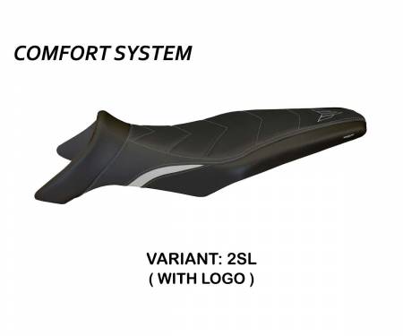 YMT9G4C-2SL-1 Housse de selle Gallipoli 4 Comfort System Argent (SL) T.I. pour YAMAHA MT-09 2013 > 2020